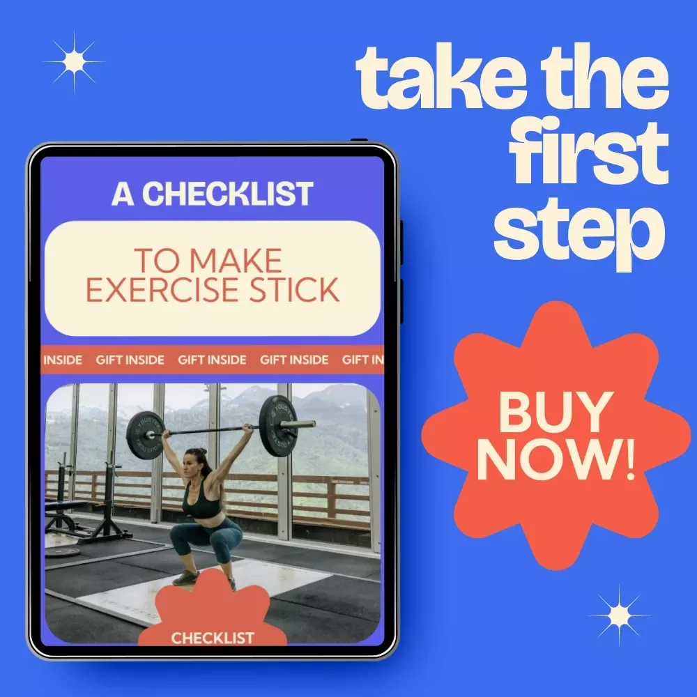 A Checklist to Make Exercise Stick – Simple Habit Builder Guide | how to make exercise a habit Daily Routine Planner