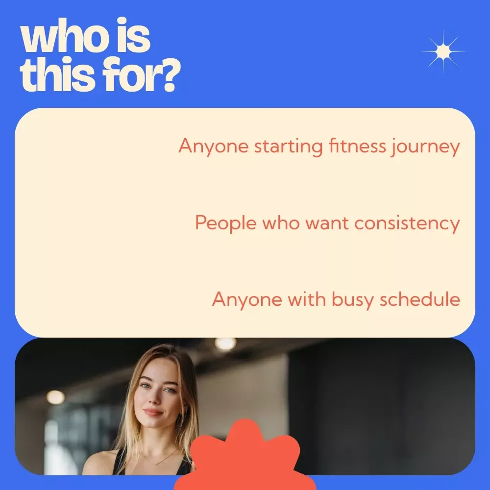 A Checklist to Make Exercise Stick – Simple Habit Builder Guide | how to make exercise a habit Daily Routine Planner