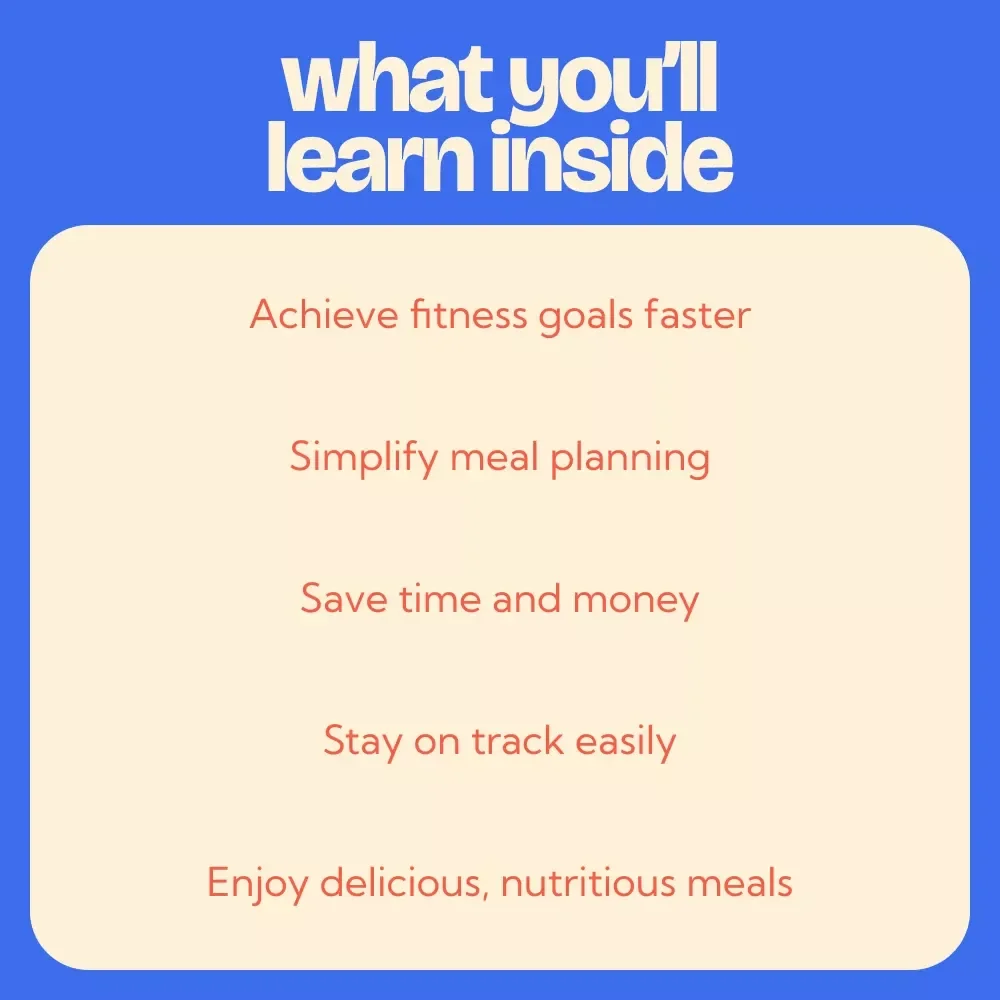Smart Meal Prep for Every Goal: The Ultimate Guide to Meal Prep for Fitness Goals