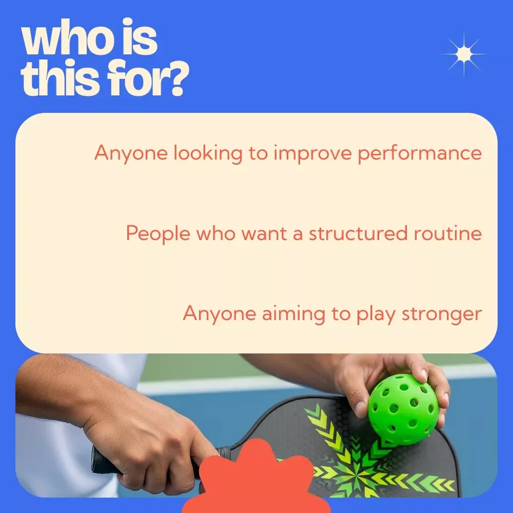 Pickleball Workout Routine Guide – Complete Pickleball Workout Routine for Strength, Agility & On-Court Performance Training Plan