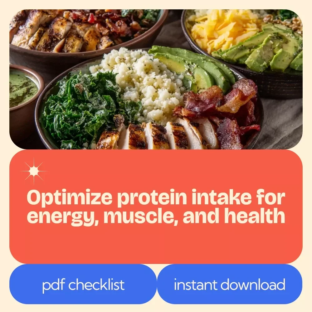 The Smart Protein Checklist: A Step-by-Step Guide for Optimizing Protein Intake for Women