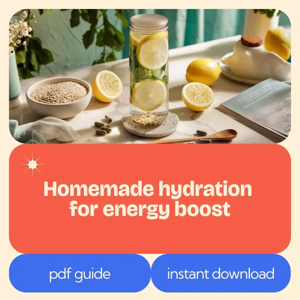 DIY Electrolyte Drinks for Energy and Hydration | Electrolyte Drinks DIY Guide, Homemade Hydration Recipes, Natural Energy Boost eBook