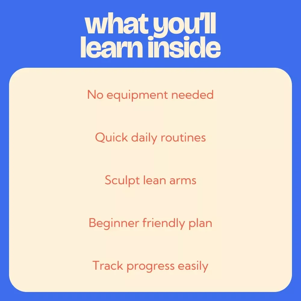 A No-Equipment Bridal Arms Workout Guide | Bridal Arm Workout No Equipment Plan for Toned Wedding Arms, At-Home Fitness eBook for Brides