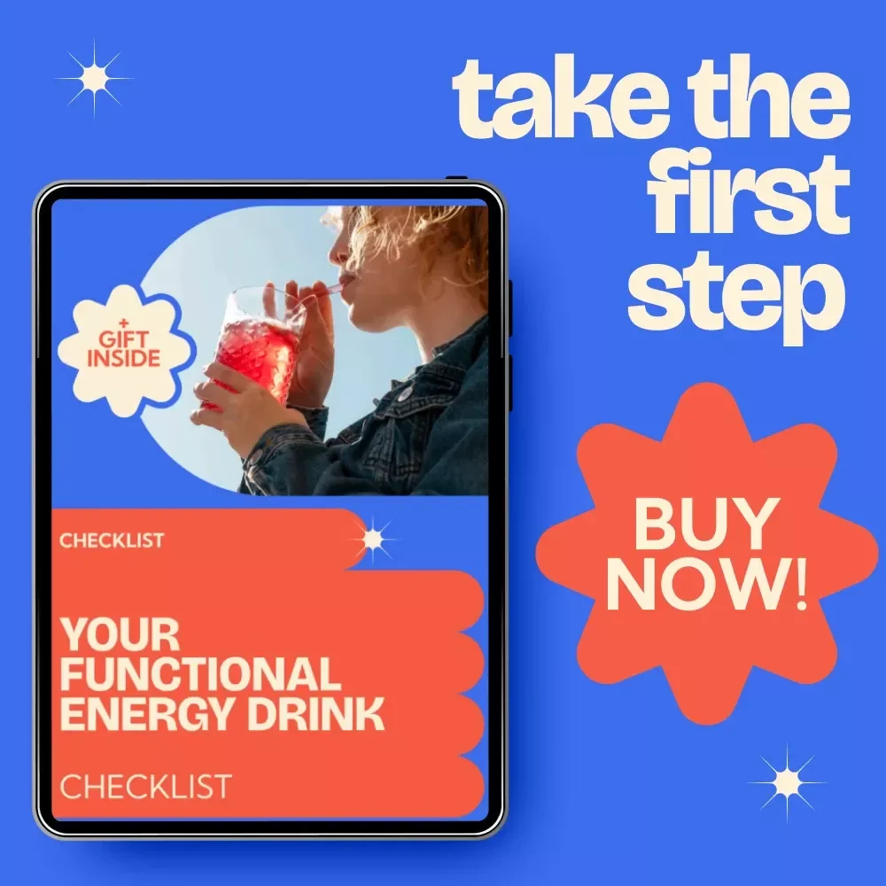 Your Functional Energy Drink Checklist | Functional Drinks for Energy Guide, Smart Energy Boost Planner, Wellness & Focus Routine Tracker