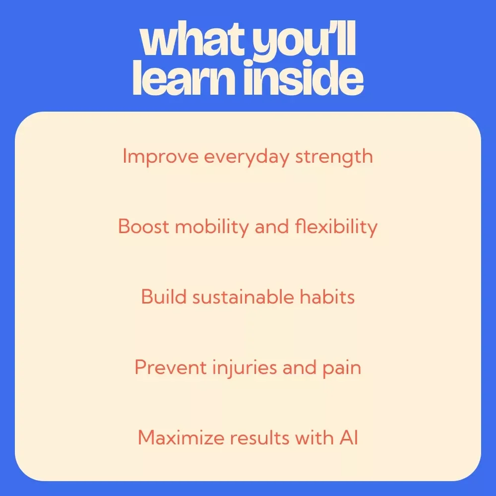 Functional Fitness for Everyday Life - eBook for Strength, Mobility & Health