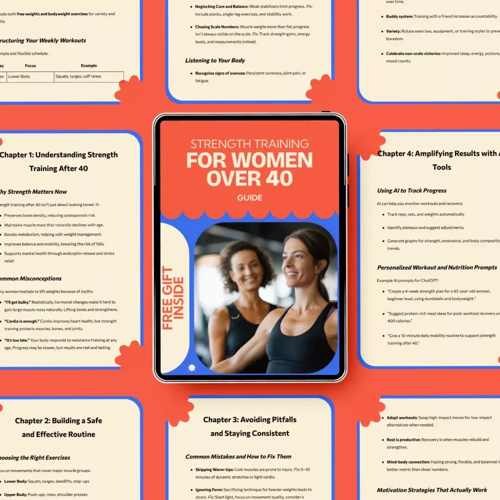 Strength Training for Women Over 40: Complete Guide to Safe, Effective Workouts and AI-Enhanced Fitness