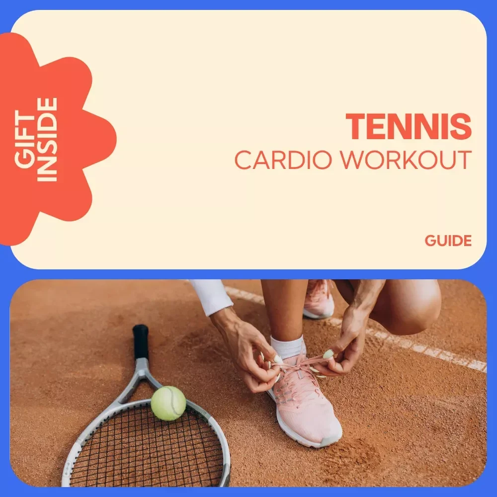 The Tennis Cardio Workout Guide – Complete Tennis Cardio Workout Plan for Endurance, Speed & Fitness | Digital Download Guide