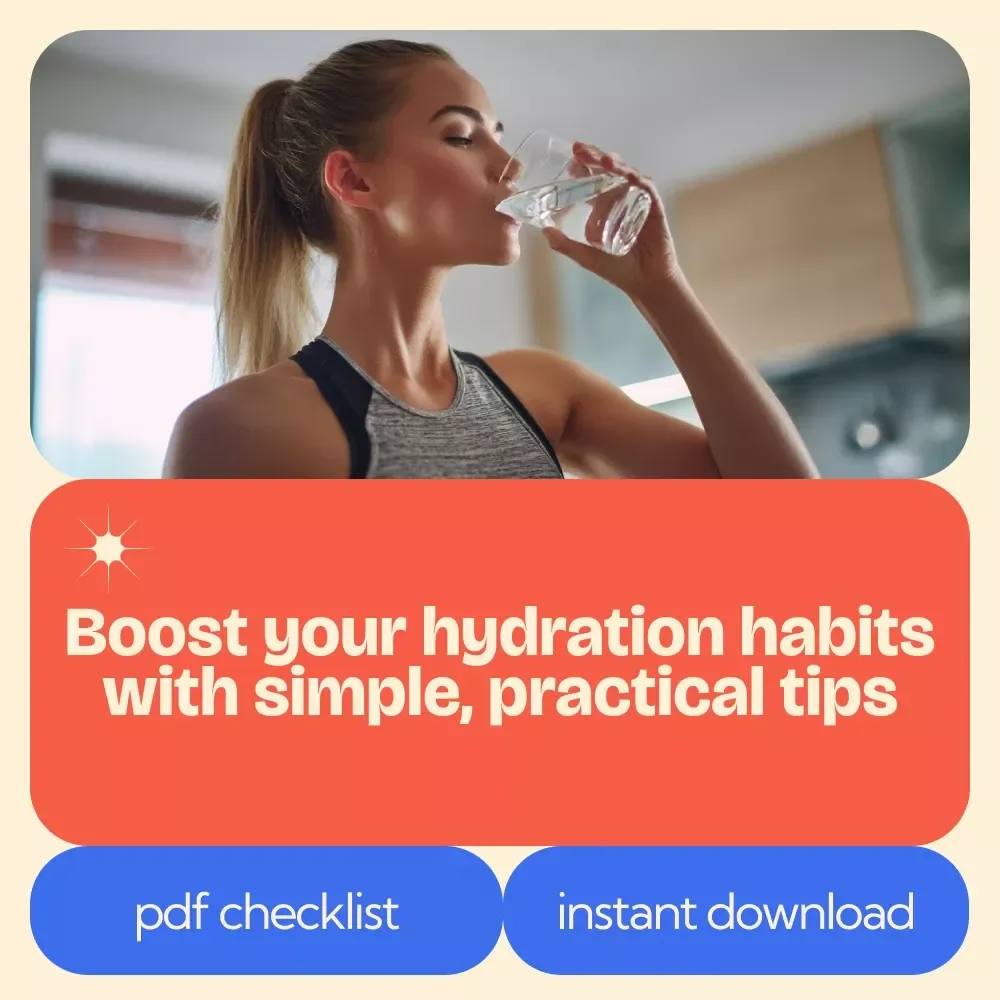 Your Daily Water Boost Checklist: How to Drink More Water Daily