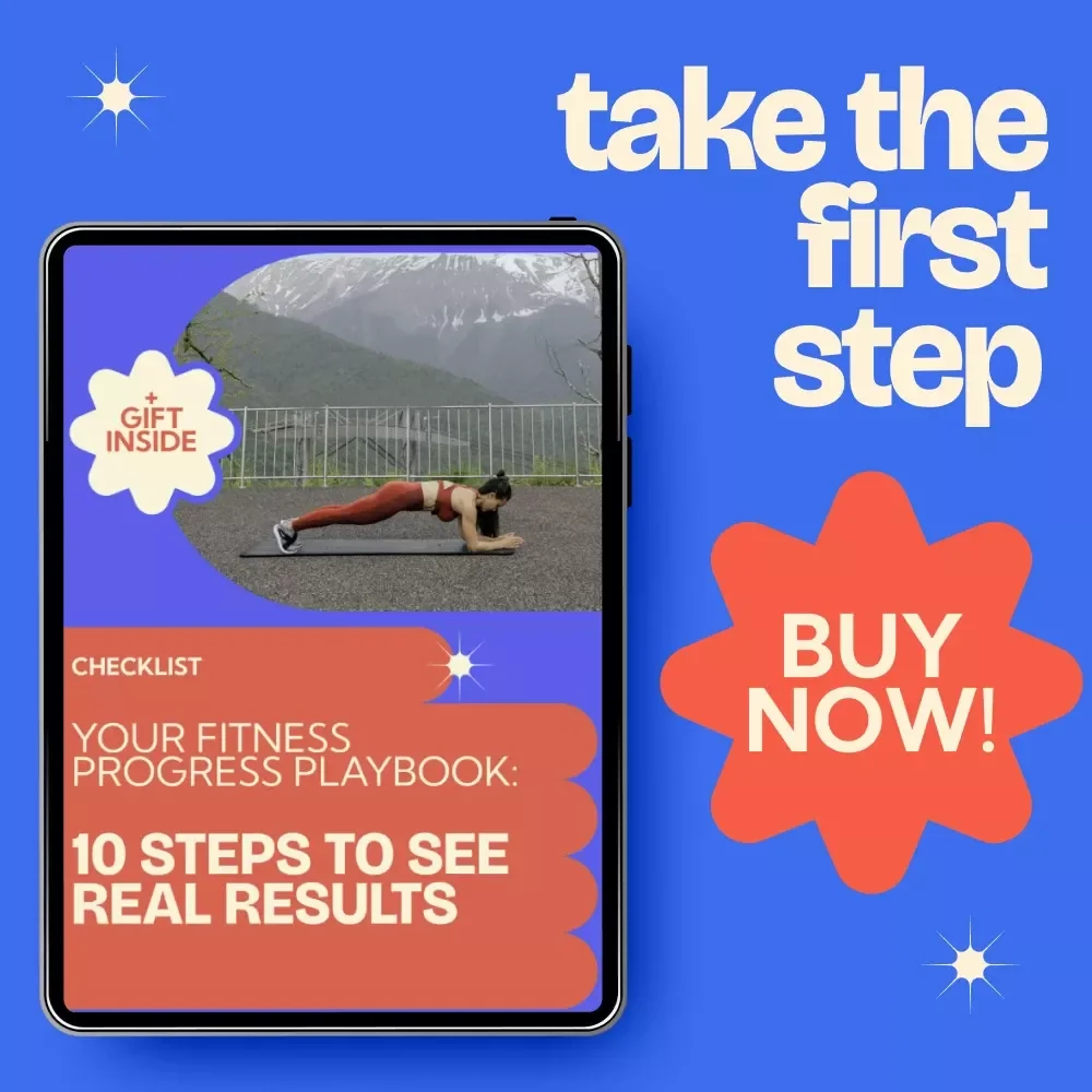 Your Fitness Progress Playbook: 10 Steps to See Real Results – Printable Checklist Guide on how to track fitness progress for Weight Loss, Strength & Performance