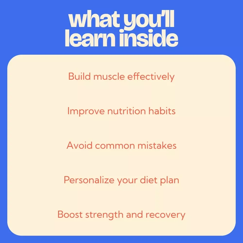 The Smart Guide to Nutrition for Muscle Growth: A Complete eBook for Building Muscle with the Right Diet