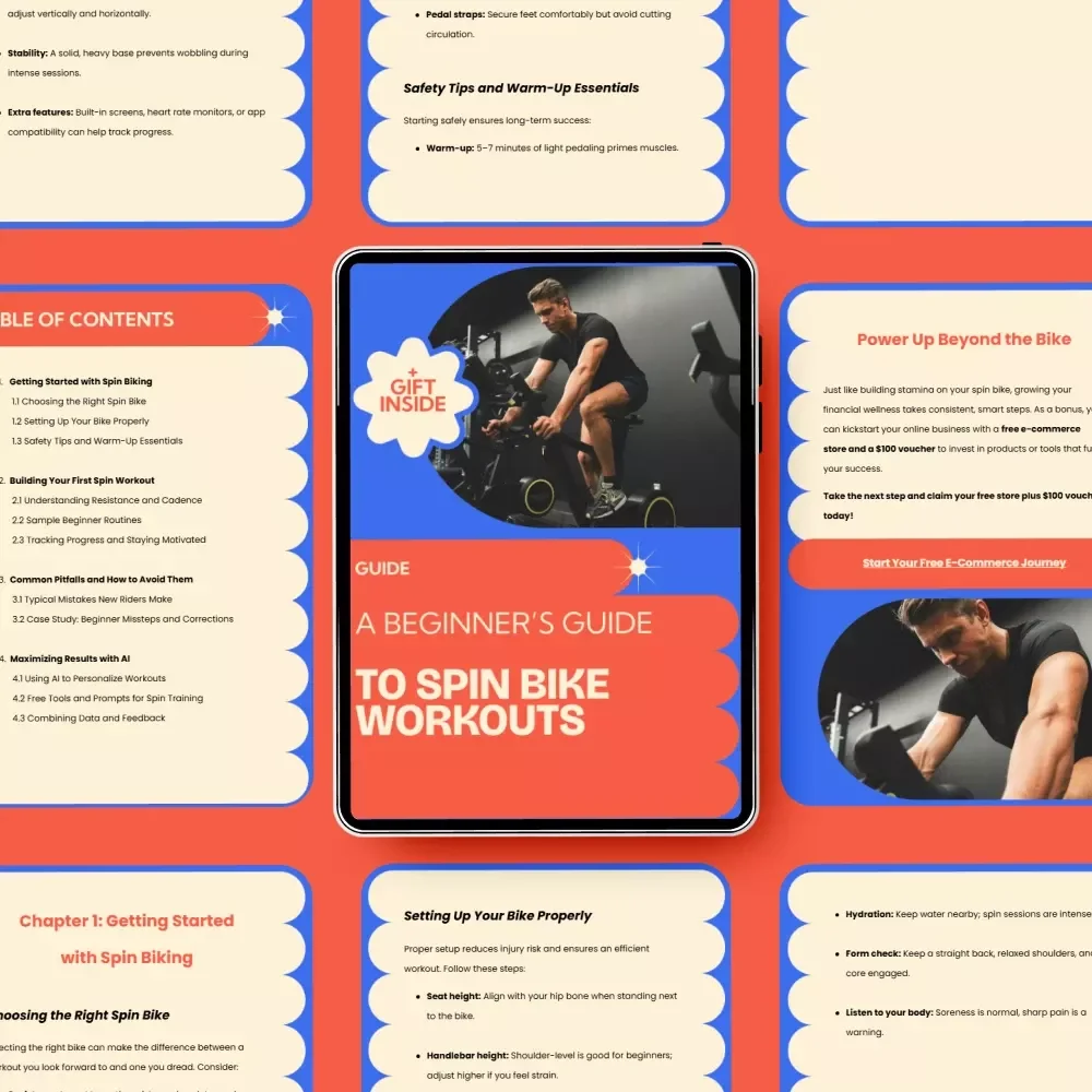 A Beginner’s Guide to Spin Bike Workouts – The Ultimate Digital Guide for Beginners