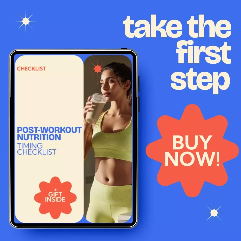 Post-Workout Nutrition Timing Checklist – Ultimate post workout nutrition timing Guide for Faster Recovery, Muscle Growth & Smart Fueling