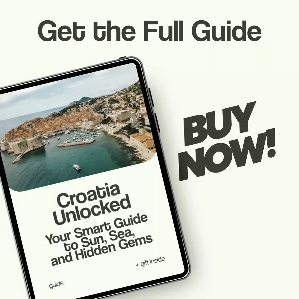Croatia Unlocked: Your Smart Guide to Sun, Sea, and Hidden Gems | how to plan a trip to croatia Travel Guide, Croatia eBook, Digital Download Vacation Planner