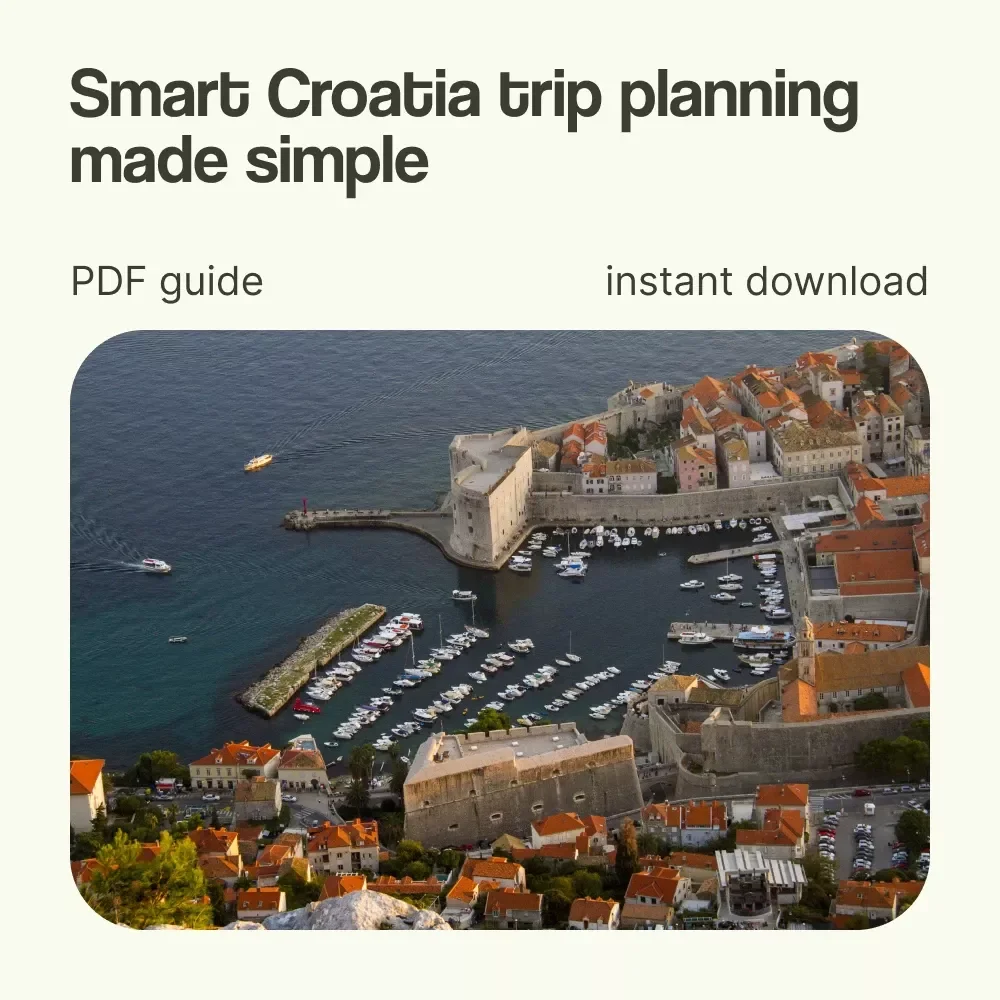 Croatia Unlocked: Your Smart Guide to Sun, Sea, and Hidden Gems | how to plan a trip to croatia Travel Guide, Croatia eBook, Digital Download Vacation Planner