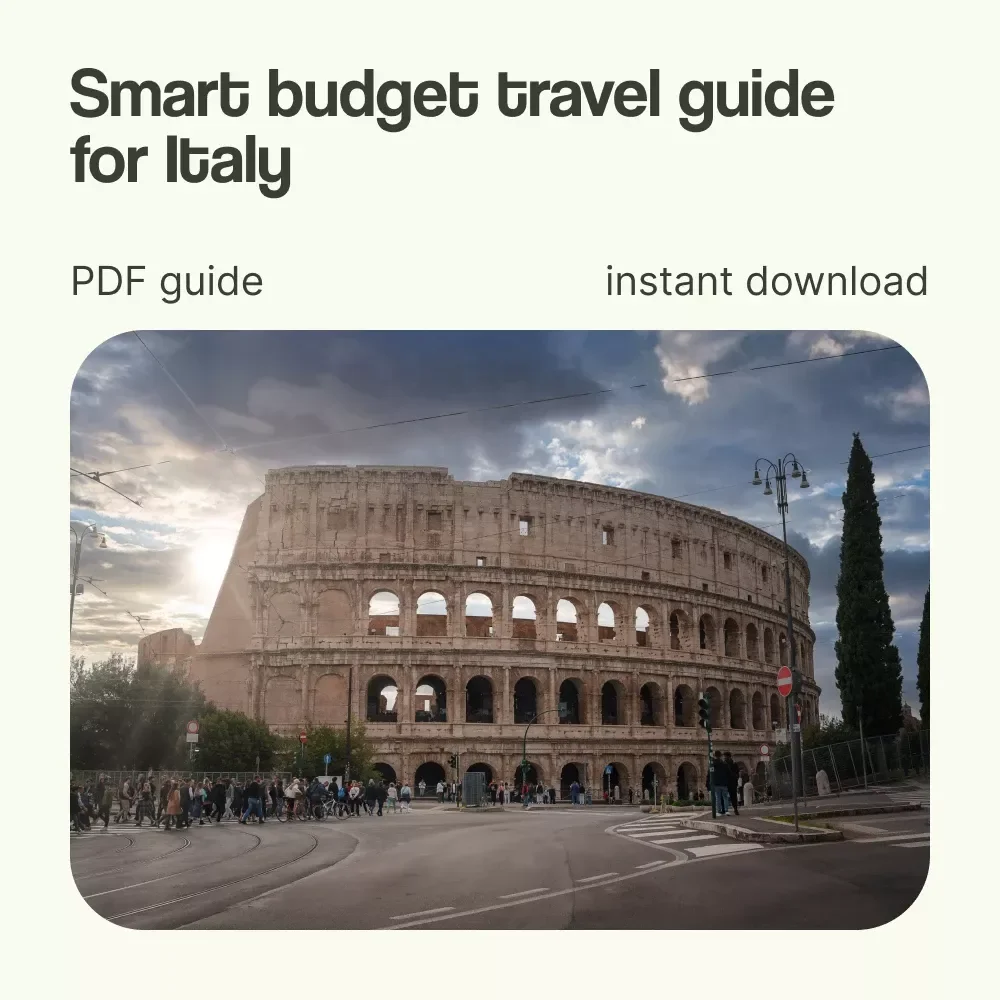 Bella Italia on a Budget: Smart, Savvy, and Stunning Travels | How to Travel to Italy on a Budget Guide | Italy Travel eBook PDF | Budget Italy Trip Planner