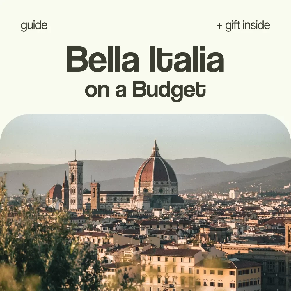 Bella Italia on a Budget: Smart, Savvy, and Stunning Travels | How to Travel to Italy on a Budget Guide | Italy Travel eBook PDF | Budget Italy Trip Planner