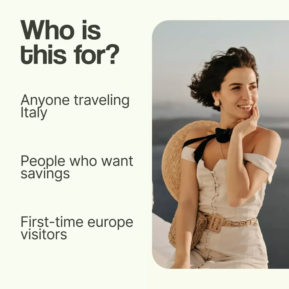 Bella Italia on a Budget: Smart, Savvy, and Stunning Travels | How to Travel to Italy on a Budget Guide | Italy Travel eBook PDF | Budget Italy Trip Planner