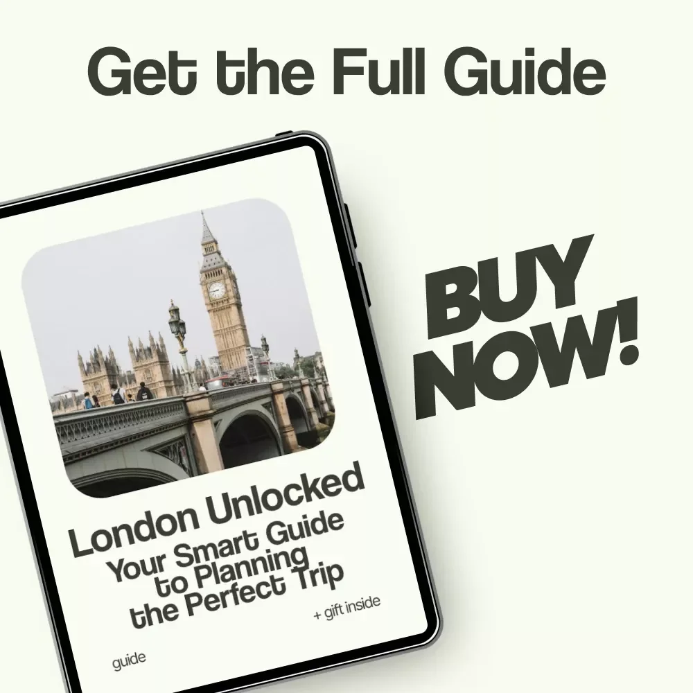 London Unlocked: Your Smart Guide to Planning the Perfect Trip | How to Plan a Trip to London eBook, Travel Planner, London Itinerary Guide, Digital Download