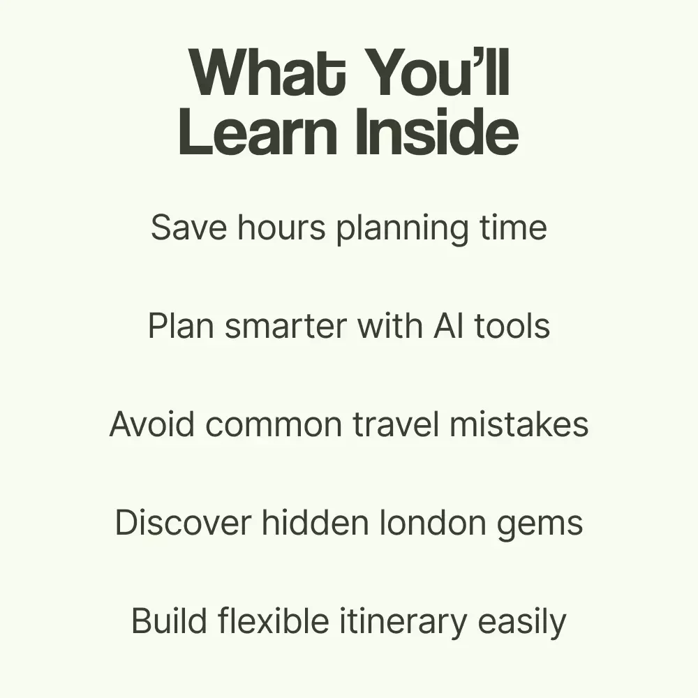 London Unlocked: Your Smart Guide to Planning the Perfect Trip | How to Plan a Trip to London eBook, Travel Planner, London Itinerary Guide, Digital Download