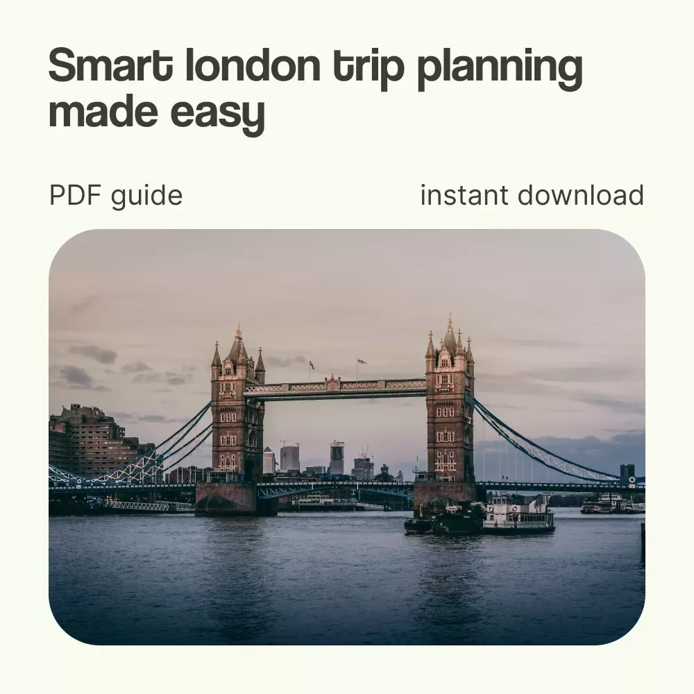 London Unlocked: Your Smart Guide to Planning the Perfect Trip | How to Plan a Trip to London eBook, Travel Planner, London Itinerary Guide, Digital Download