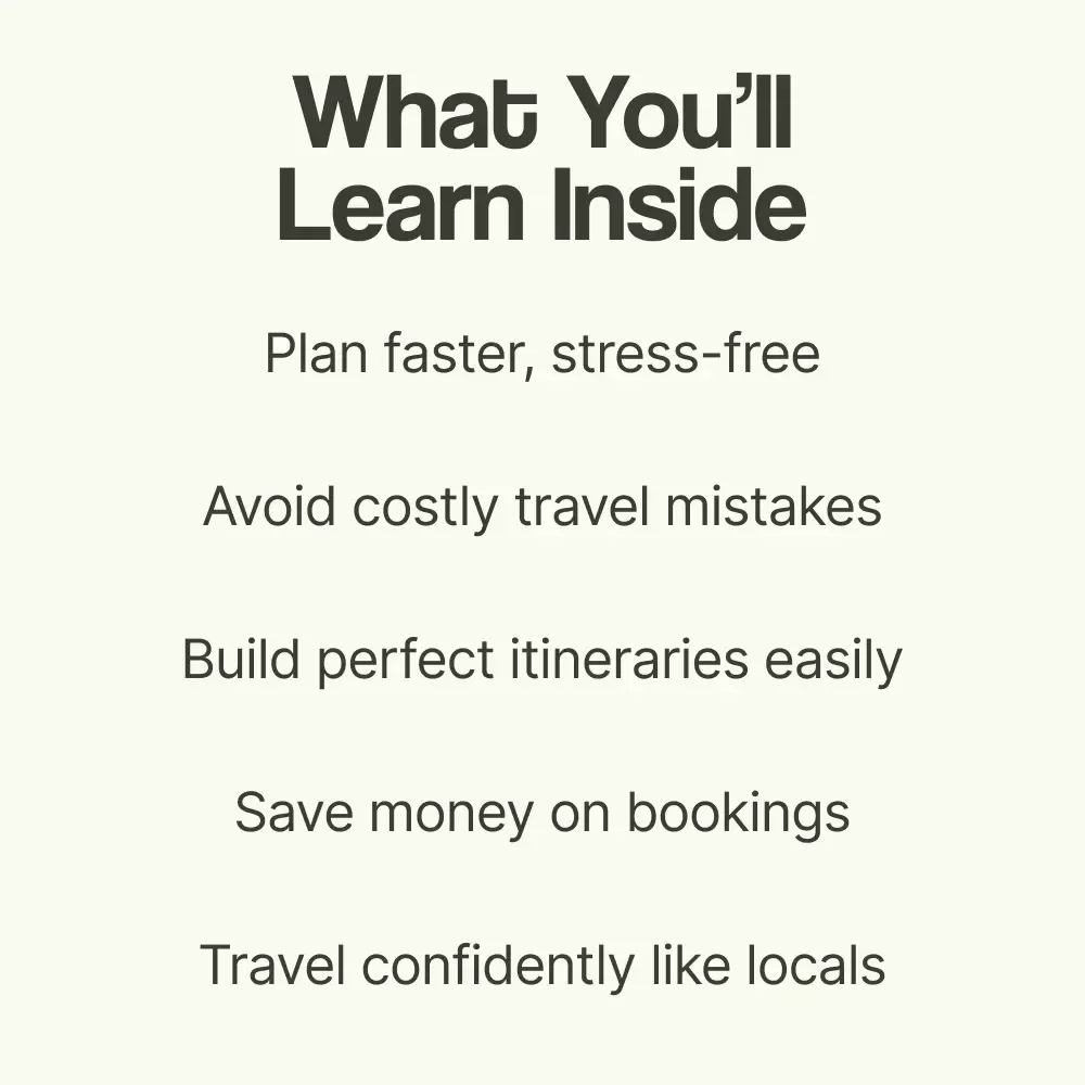 Thailand Unlocked: Your Smart & Savvy Travel Guide – Ultimate Digital Guide on how to plan a trip to thailand, Itinerary Planner, Travel Checklist & Insider Tips
