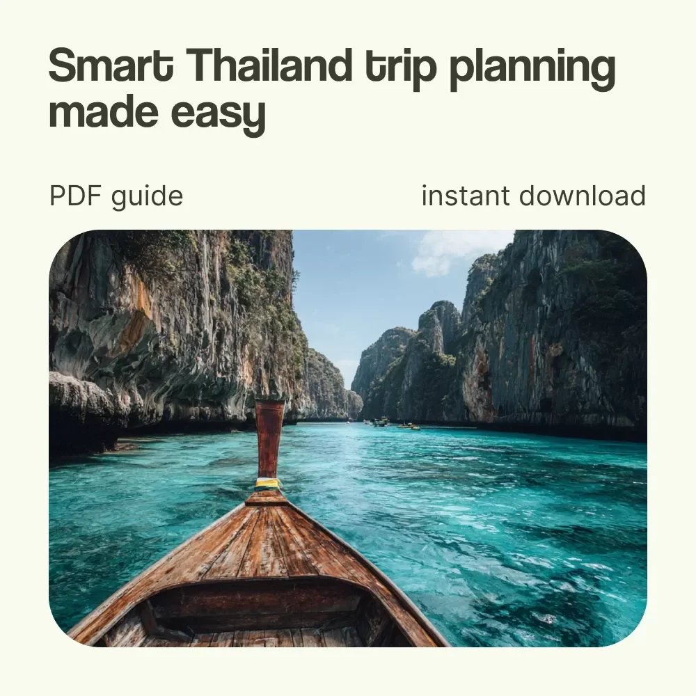 Thailand Unlocked: Your Smart & Savvy Travel Guide – Ultimate Digital Guide on how to plan a trip to thailand, Itinerary Planner, Travel Checklist & Insider Tips
