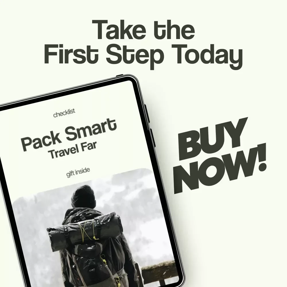 The Ultimate “Pack Smart, Travel Far” Checklist – How to Pack for Long Term Travel Guide, Minimalist Packing List, Digital Download Travel Planner