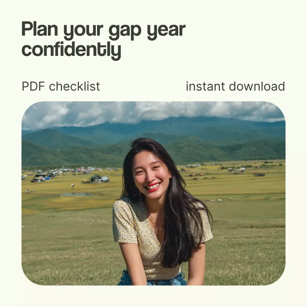 The Ultimate Gap Year Adventure Checklist: Plan Boldly, Travel Smart | How to Plan a Gap Year Trip Digital Download, Travel Planning Guide, Backpacking Prep Checklist