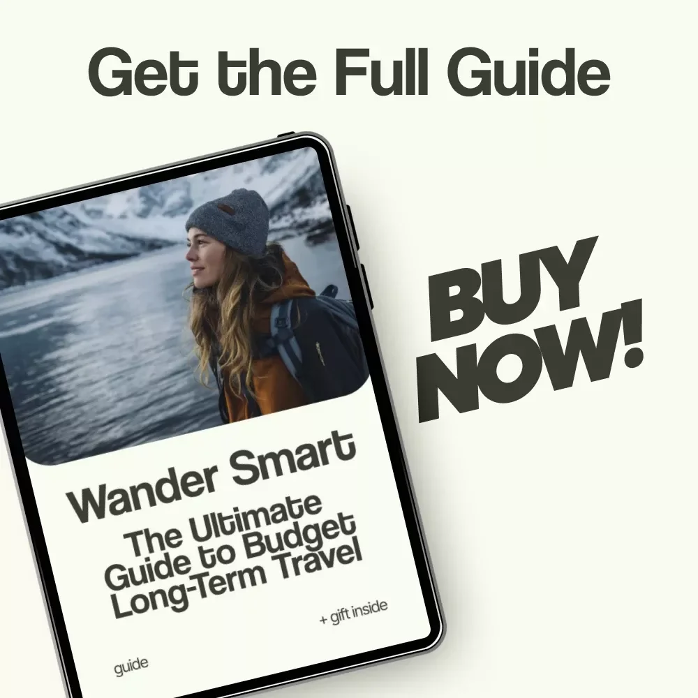 Wander Smart: The Ultimate Guide to Budget Long-Term Travel | How to Travel Long Term on a Budget eBook, Digital Download Travel Guide, Affordable Travel Planner