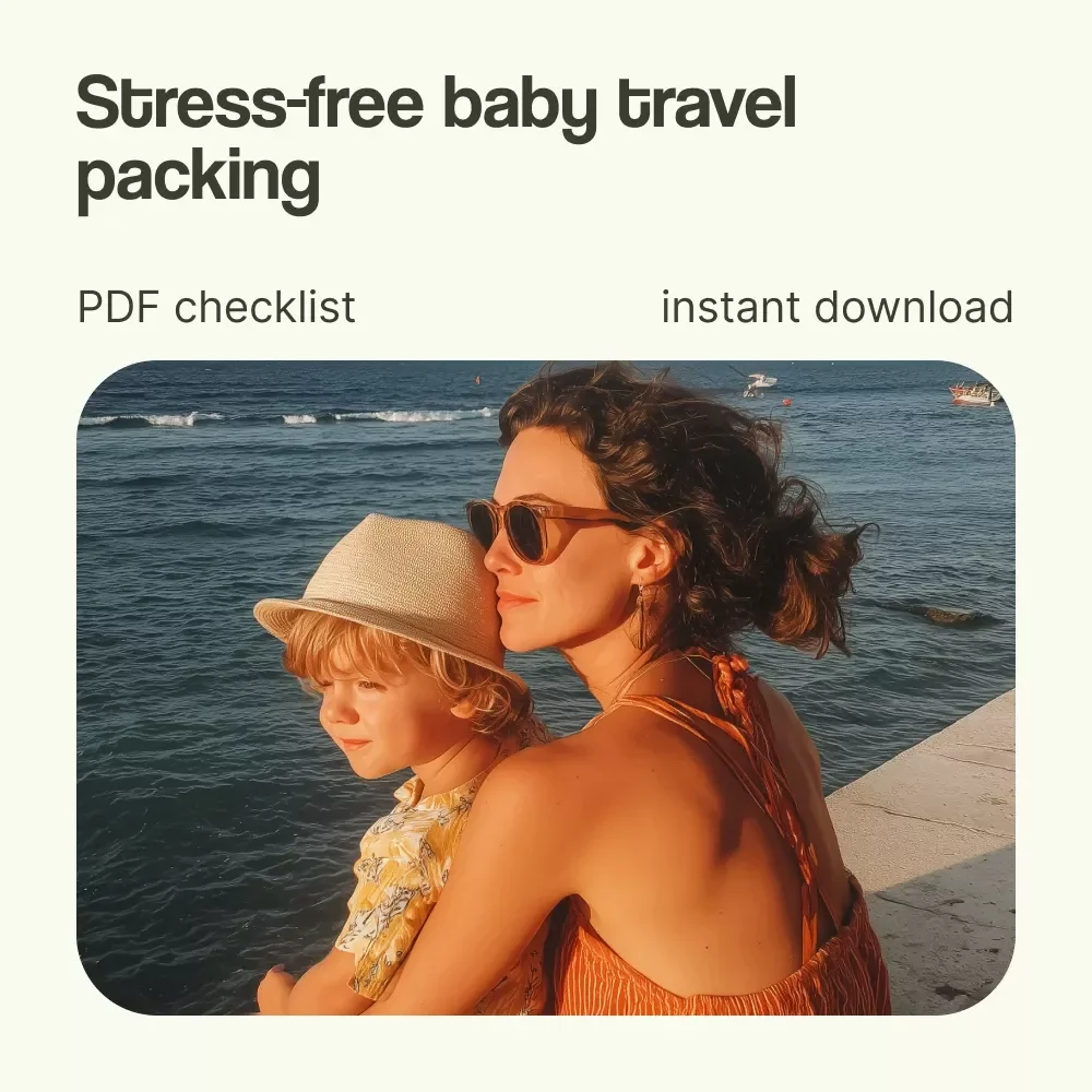 The “Tiny Traveler, Big Adventure” Baby Travel Checklist | Ultimate traveling with a baby checklist for Stress-Free Trips, Printable Baby Packing Guide for Parents