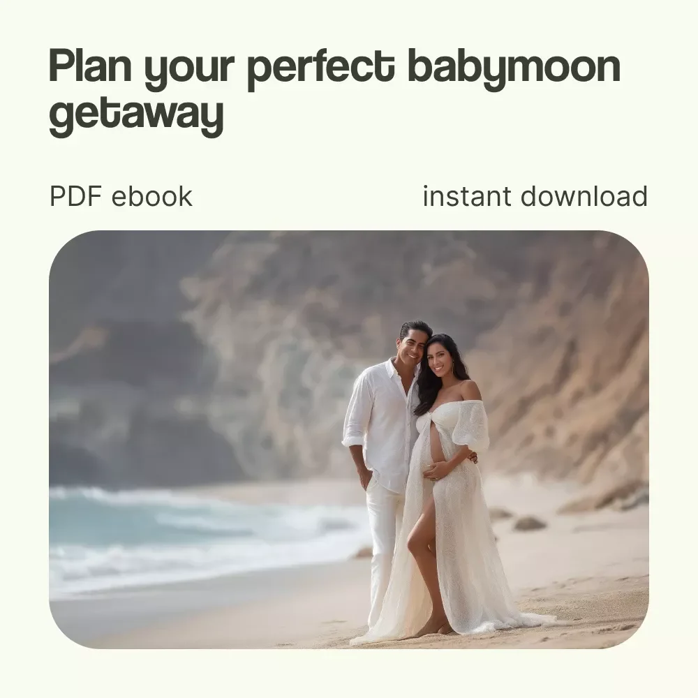 Bliss Before Baby: The Ultimate Babymoon Planning Guide | How to Plan a Babymoon eBook, Pregnancy Travel Planner, Relaxing Getaway Checklist for Couples