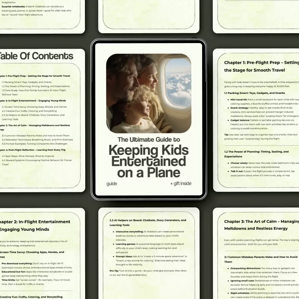 The Ultimate Guide to Keeping Kids Entertained on a Plane | How to Keep Kids Entertained on a Plane Travel Guide for Stress-Free Family Flights