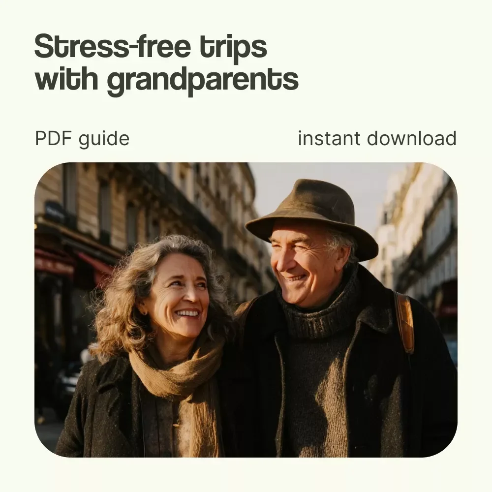 Planning a Stress-Free Trip with Your Grandparents – The Ultimate Guide on how to plan a trip with grandparents | Family Travel eBook & Checklist