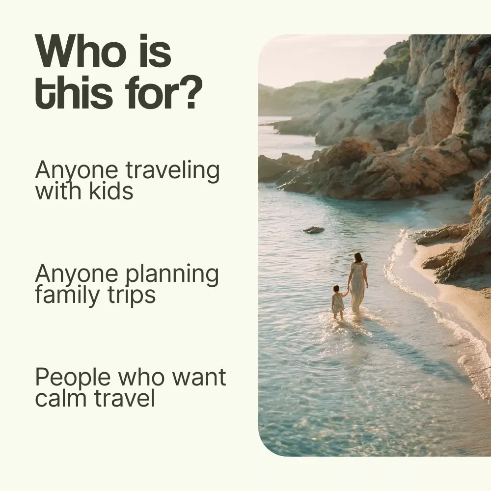 Smooth Sailing: The Stress-Free Family Travel Handbook | How to Travel with Family Without Stress eBook, Family Vacation Planning Guide, Stress-Free Travel Checklist