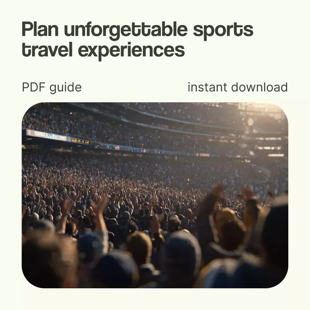 Game On: The Ultimate Guide to Traveling for Sports Adventures – Where to Travel for Sports Events, Stadium Trips, Fan Travel Planner, Digital Download Guide