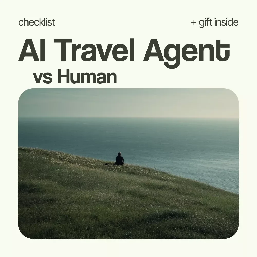 AI Travel Agent vs Human: The Checklist – Smart Travel Planning Guide, Compare AI vs Human Travel Agent, Instant Download Travel Checklist