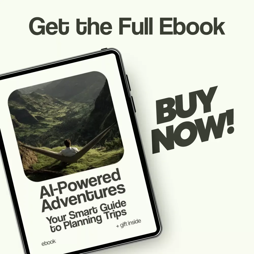 AI-Powered Adventures: Your Smart Guide to Planning Trips | How to Plan a Trip with AI eBook, Travel Planning Guide, Digital Download