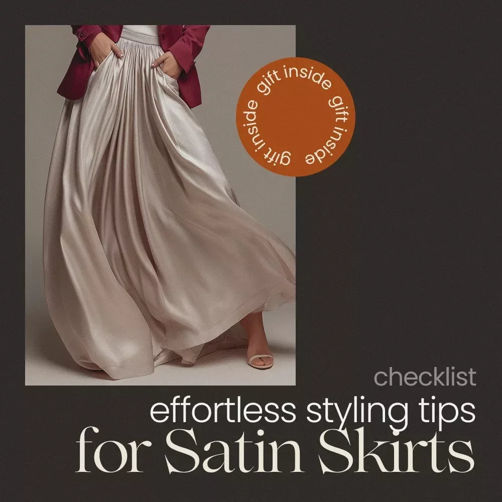 Effortless Styling Tips for Satin Skirts | Satin Skirt Outfit Ideas Checklist