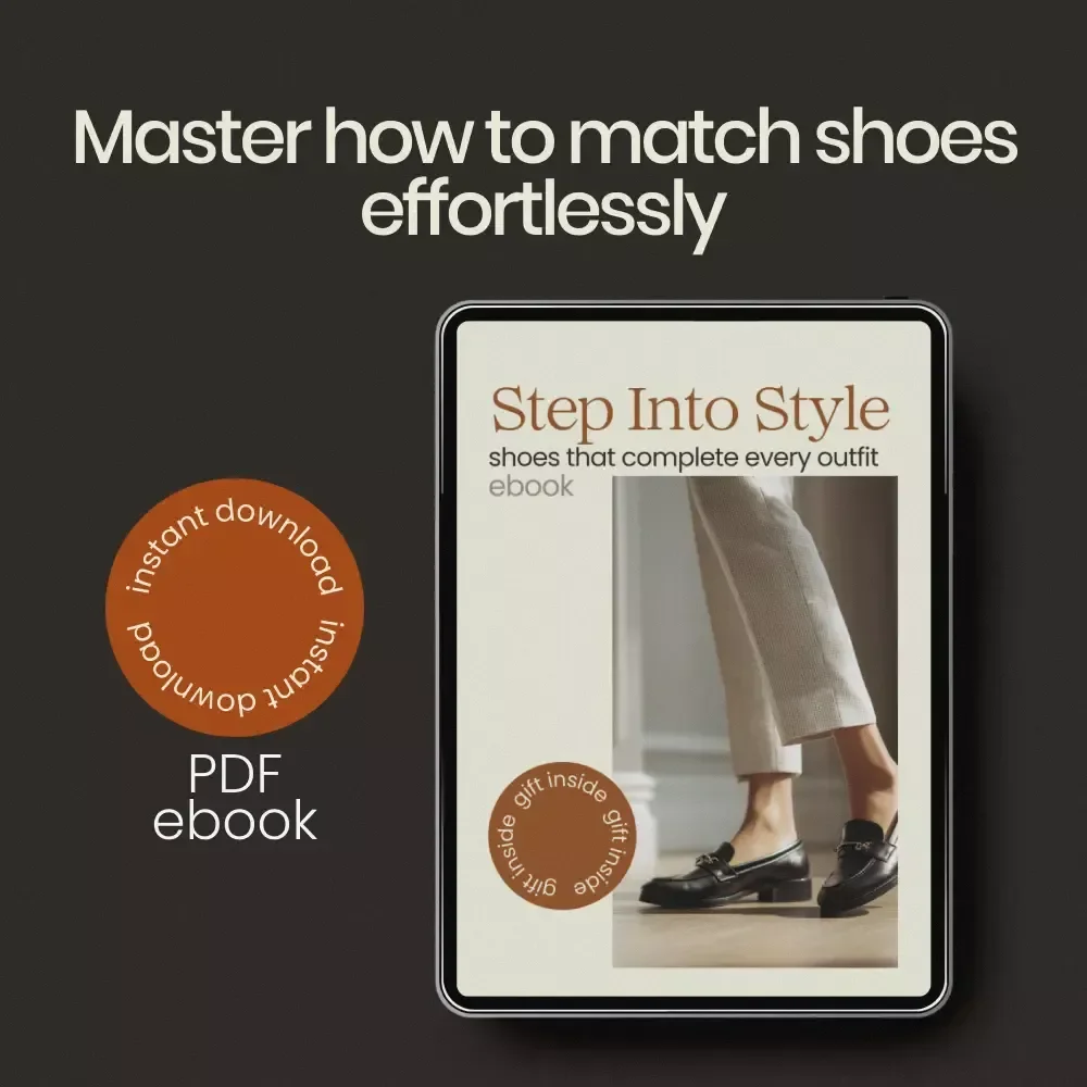 Step Into Style Shoes That Complete Every Outfit – The Ultimate Guide on how to match shoes to outfit | Shoe Styling eBook | Outfit Pairing Guide | Digital Download