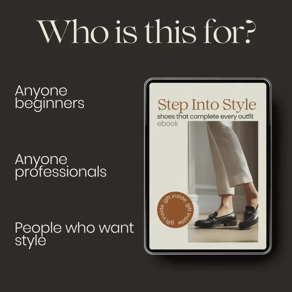 Step Into Style Shoes That Complete Every Outfit – The Ultimate Guide on how to match shoes to outfit | Shoe Styling eBook | Outfit Pairing Guide | Digital Download