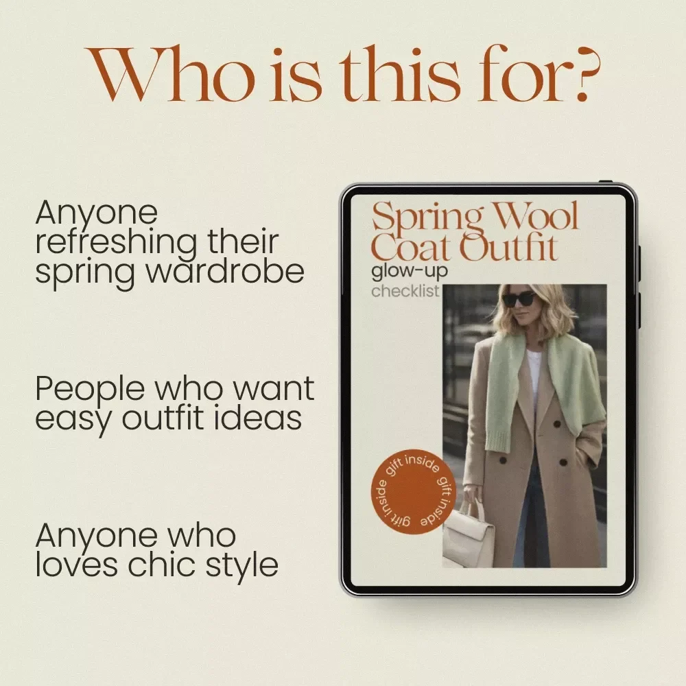Spring Wool Coat Outfit Glow-Up Checklist | Effortless wool coat outfit spring Style Guide for Chic Layering & Everyday Looks