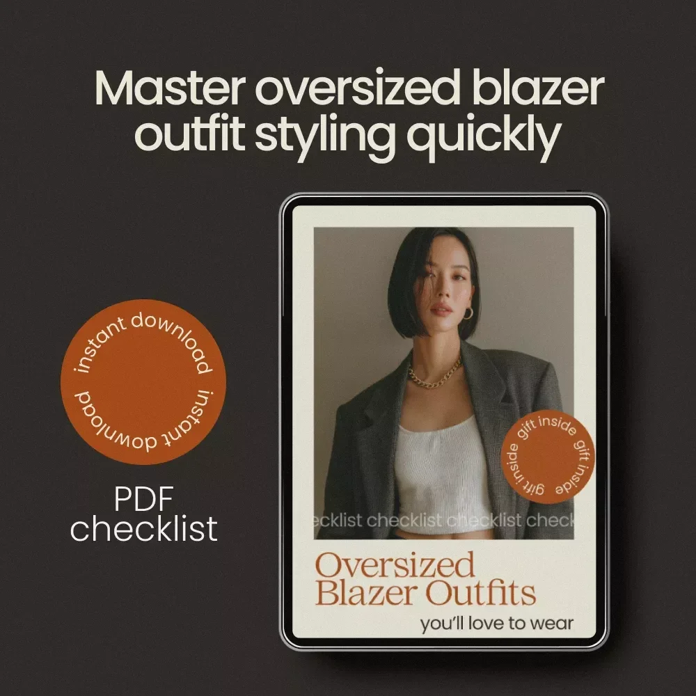 Oversized Blazer Outfits You’ll Love to Wear – Ultimate Checklist for Styling Oversized Blazer Outfit Ideas