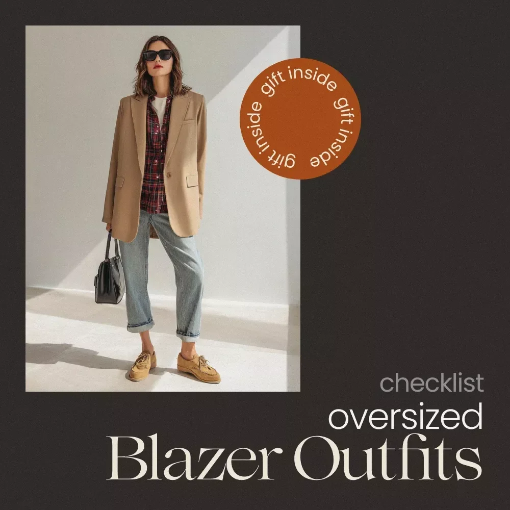 Oversized Blazer Outfits You’ll Love to Wear – Ultimate Checklist for Styling Oversized Blazer Outfit Ideas