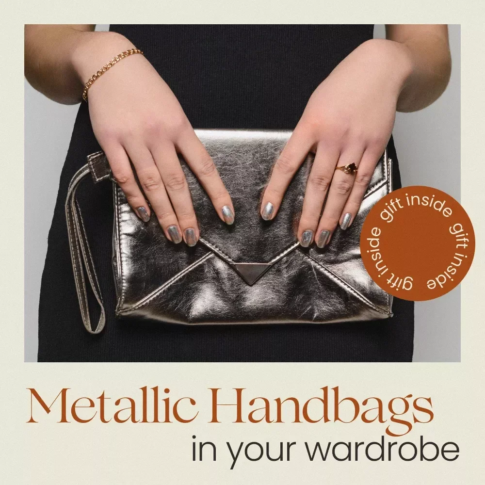 How to Incorporate Metallic Handbags into Your Wardrobe – Metallic Handbags Styling Checklist, Fashion Guide, Outfit Styling Tips, Instant Download
