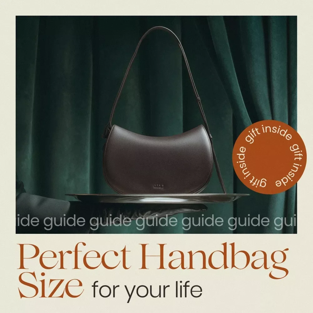 Find the Perfect Handbag Size for Your Life – How to Choose Handbag Size Guide, Bag Size Chart, Style & Proportion Tips, Digital Download