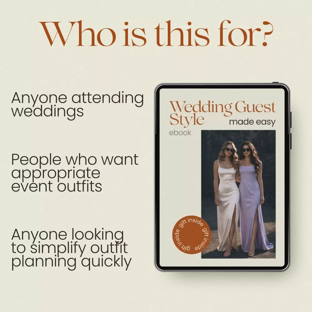 Wedding Guest Style Made Easy eBook | Ultimate Guide to Wedding Guest Outfits, Dress Codes, Outfit Ideas & Event Styling Tips