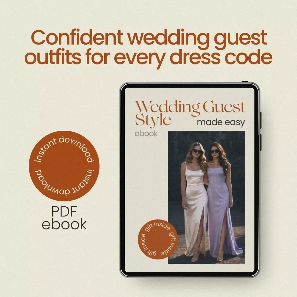Wedding Guest Style Made Easy eBook | Ultimate Guide to Wedding Guest Outfits, Dress Codes, Outfit Ideas & Event Styling Tips