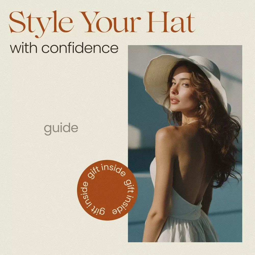 Style Your Hat with Confidence – Digital Guide on how to style hats, Everyday Outfit Styling, Hat Fashion Tips, Face Shape Matching & Capsule Wardrobe Planner