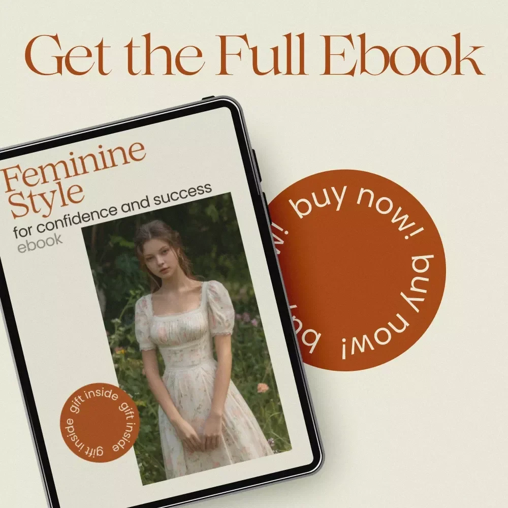Feminine Style for Confidence and Success – Feminine Power Dressing eBook Guide for Building a Confident, Elegant Power Wardrobe & Personal Brand