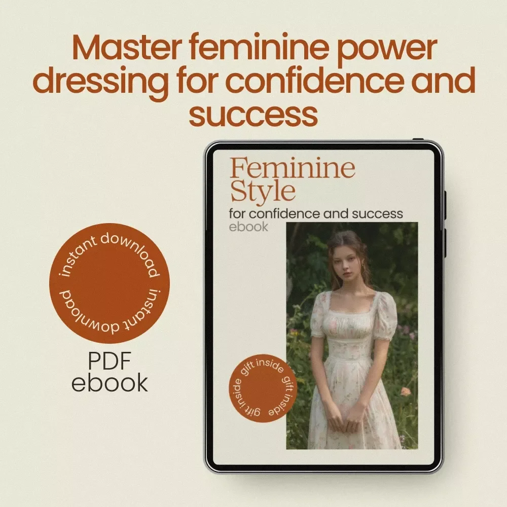Feminine Style for Confidence and Success – Feminine Power Dressing eBook Guide for Building a Confident, Elegant Power Wardrobe & Personal Brand